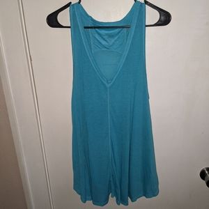 Blue V-Neck Tank-- CalvinKlein